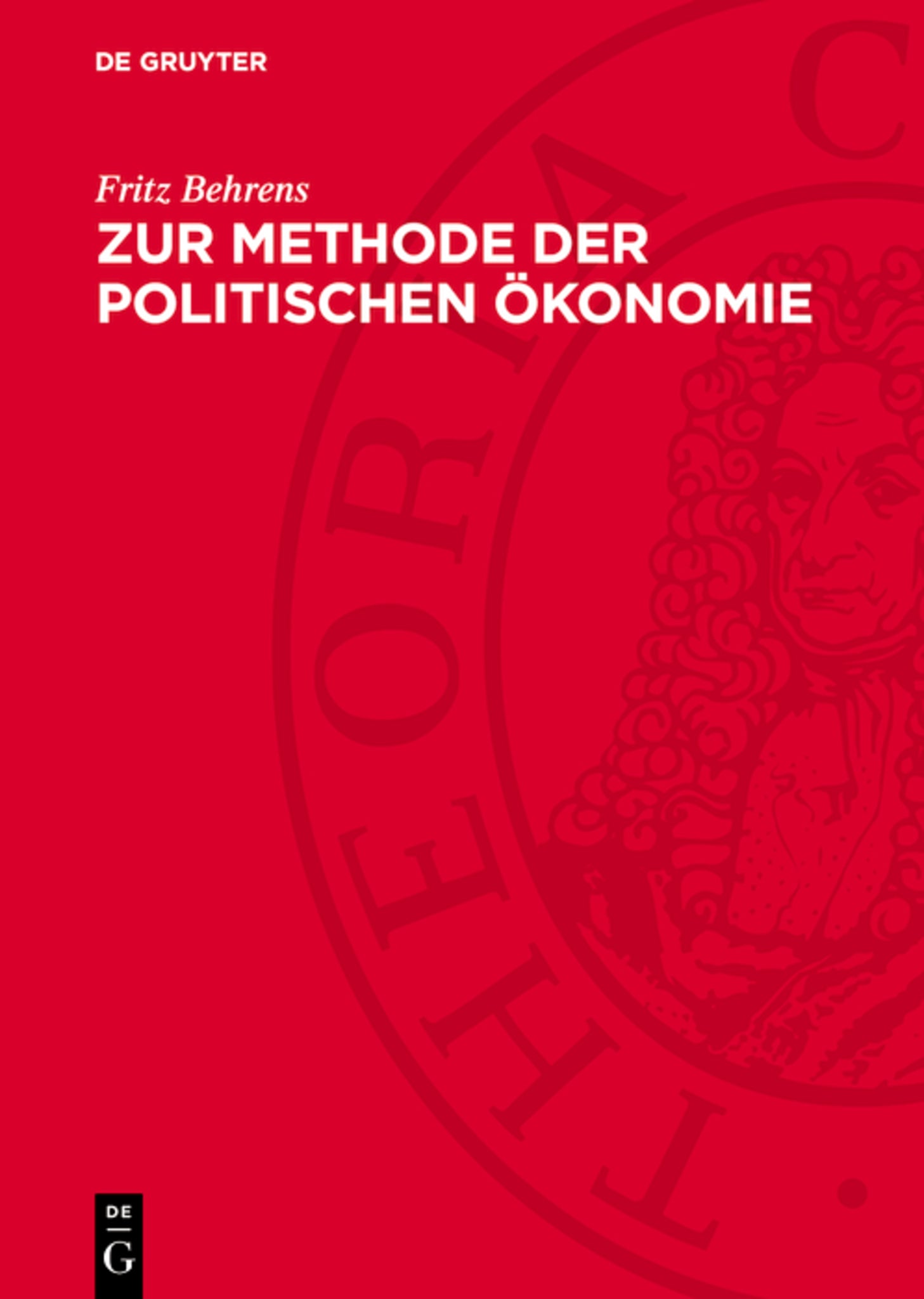 Zur Methode der politischen Ökonomie